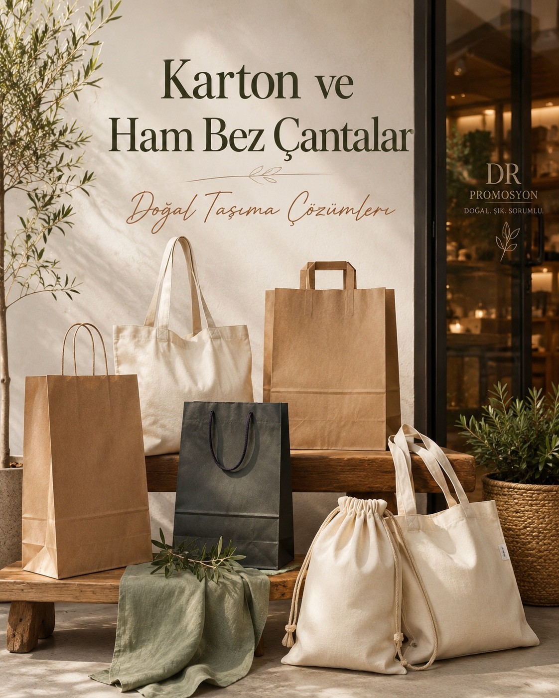 Karton ve Bez Çantalar