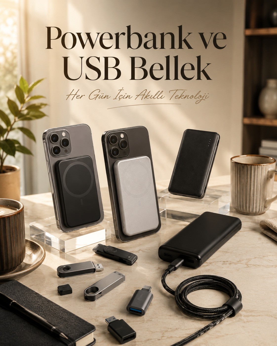 Powerbank Ve Usb Bellek