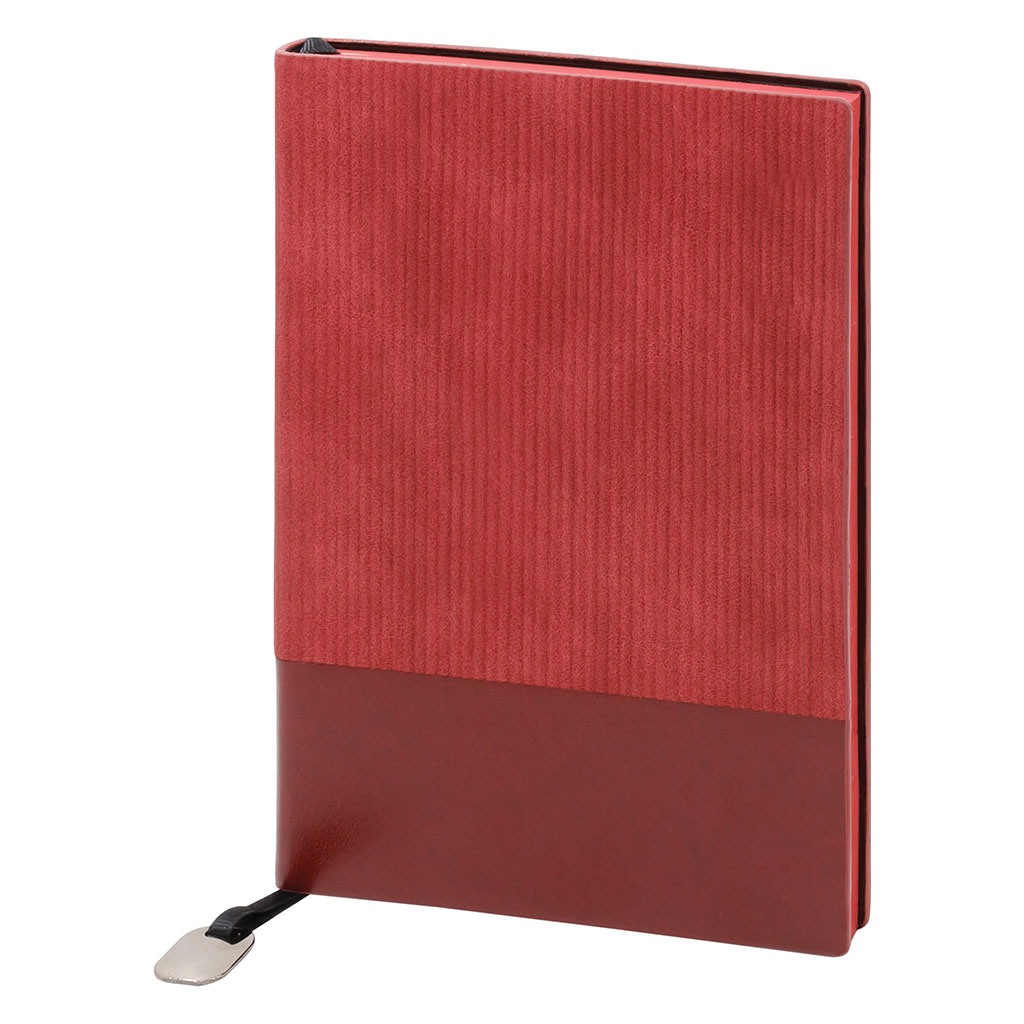 Kırmızı Moda Premium 15x21 cm Çizgili Defter