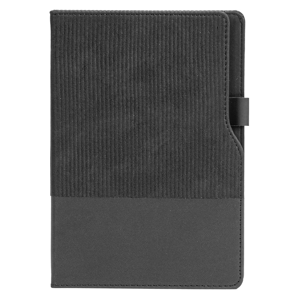 Siyah Pendik 15x21 cm Çizgili Defter