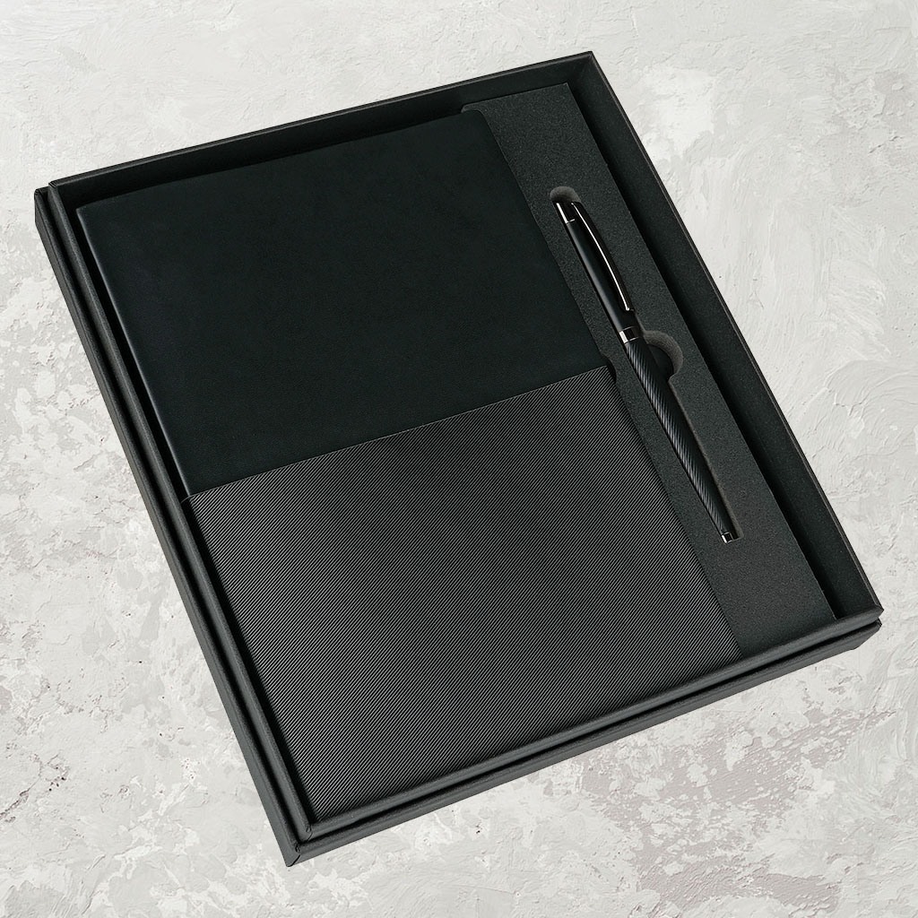 Siyah Milano Kutulu Set