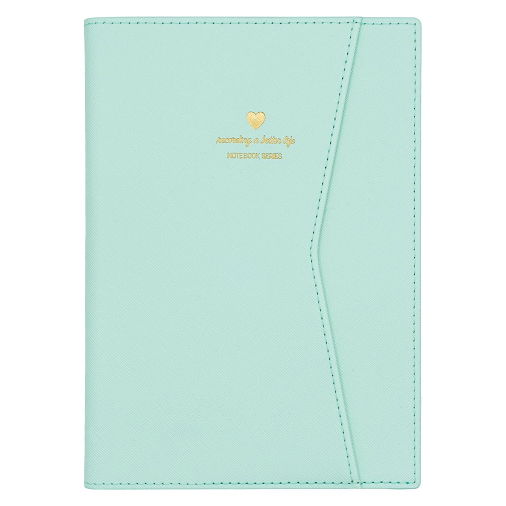 Yeşil Cover-Pocket 15x21 cm Çizgili Defter