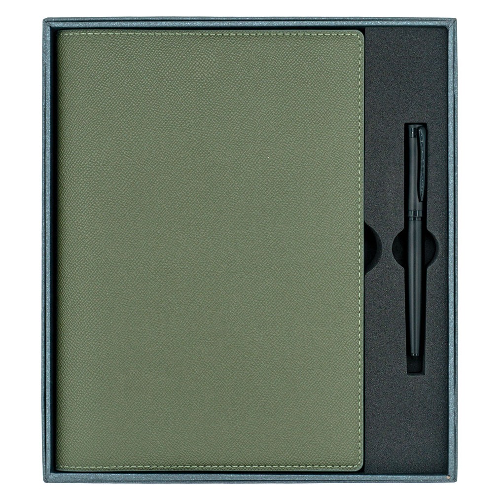 Yeşil Journal 19x25 cm Kutulu Set