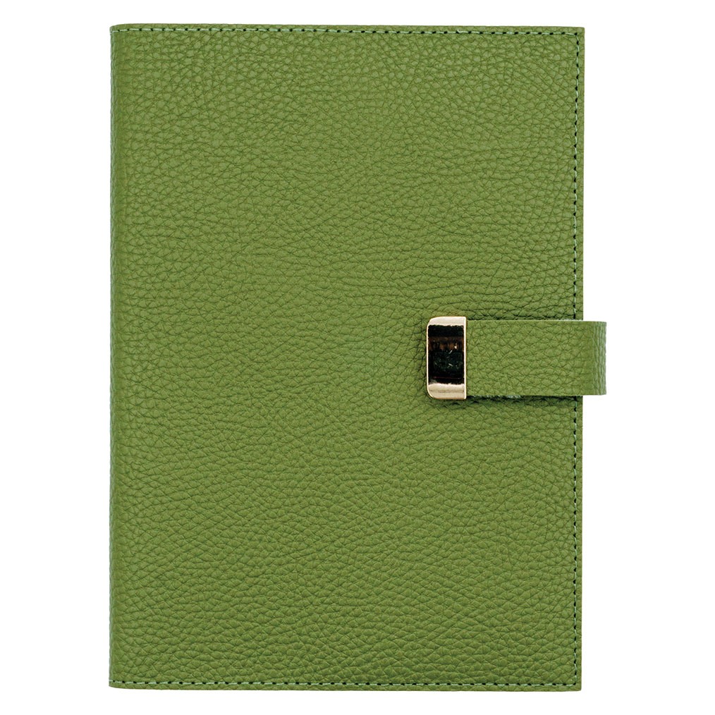 Yeşil Executive Vegan 15x21 cm Çizgili Defter