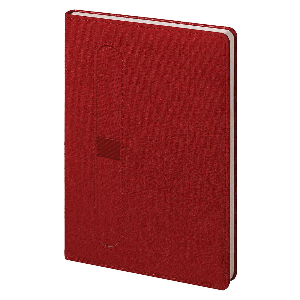 Kırmızı Şişli 15x21 cm Çizgili Defter