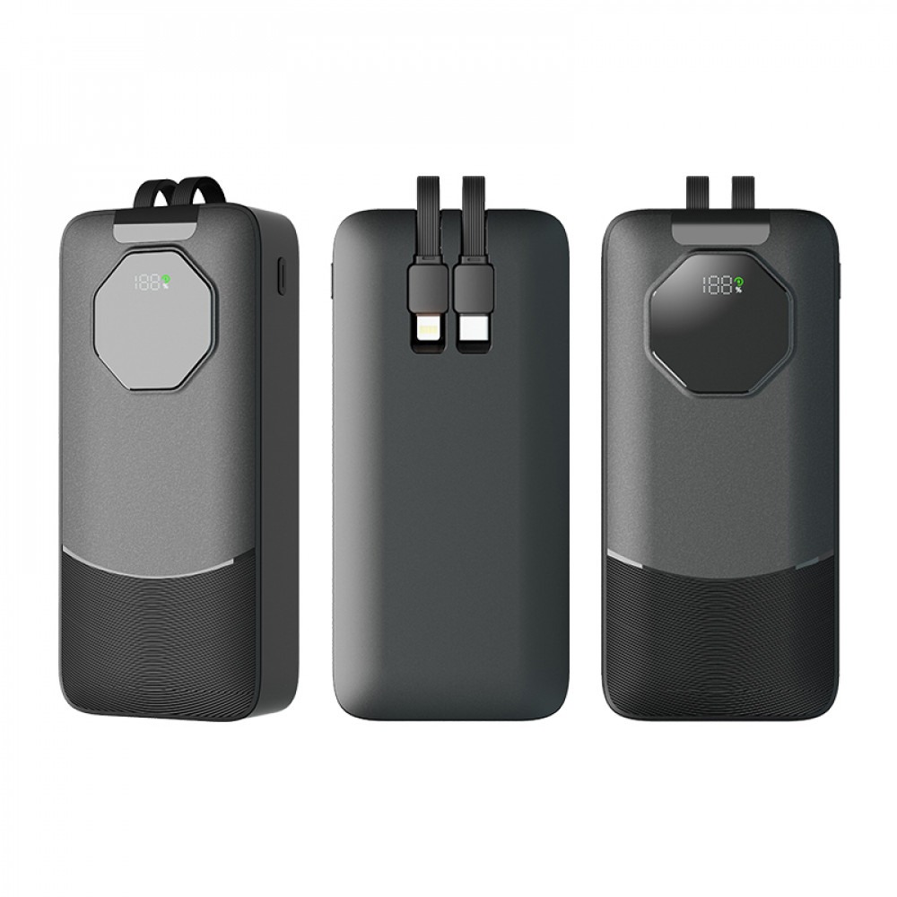 Siyah 20.000 mAh Powerbank
